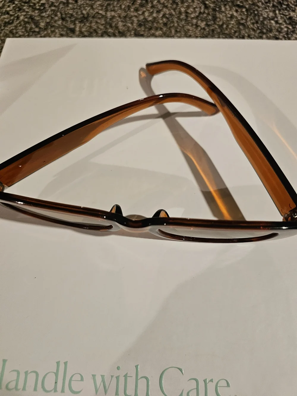 Women’s Rectangular Amber 6 Sunglasses